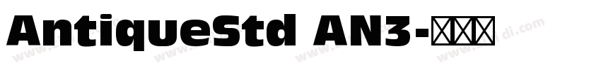 AntiqueStd AN3字体转换